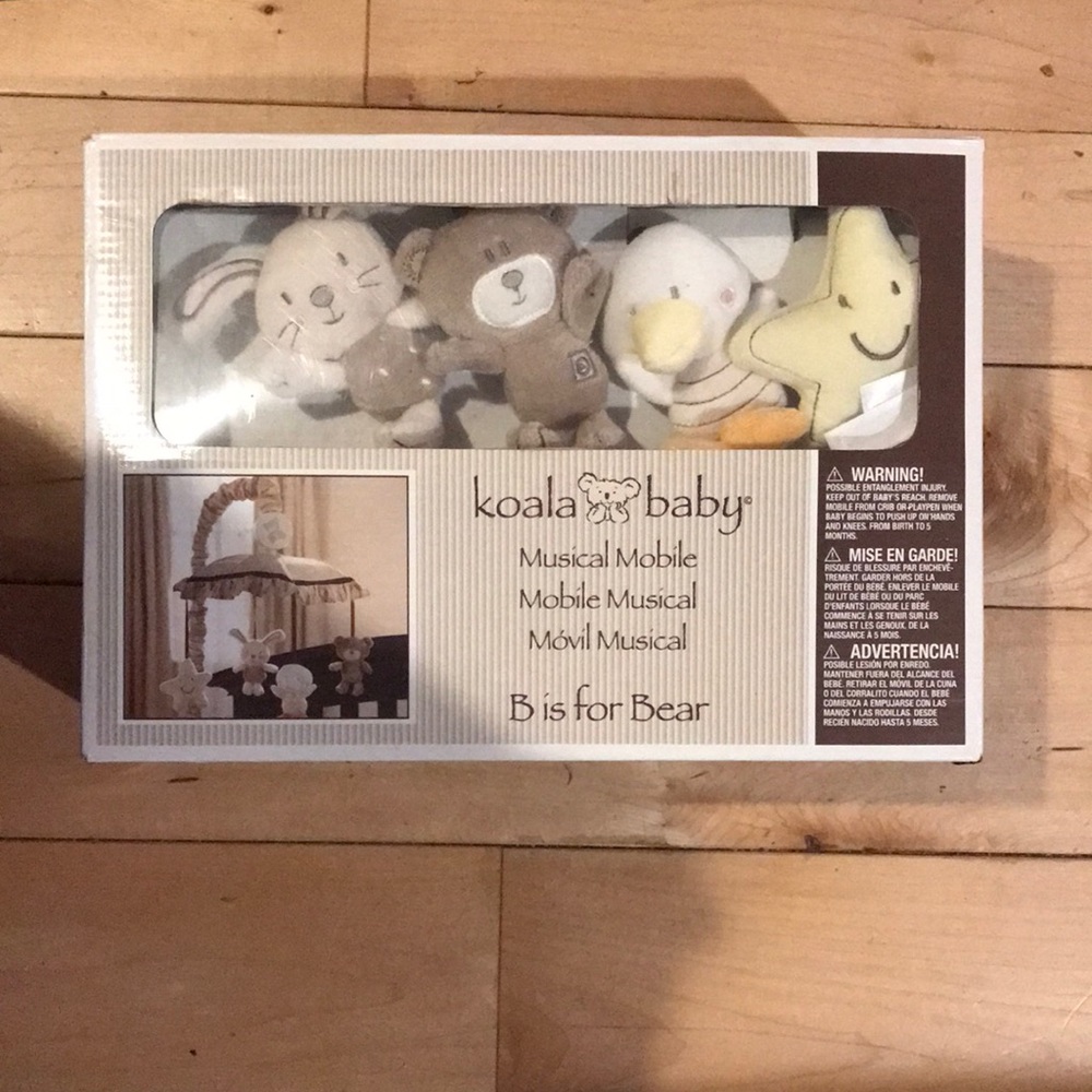 Brand new in box. B is for Bear musical mobile